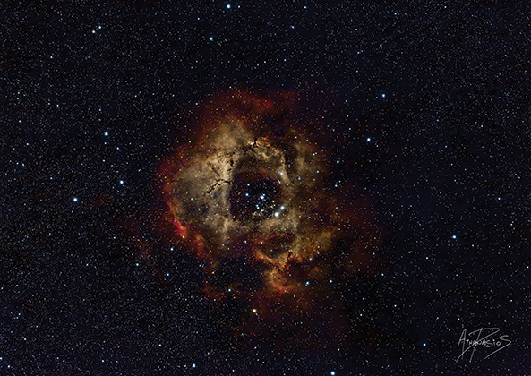 Photo of the Rosette Nebula (NGC2238)